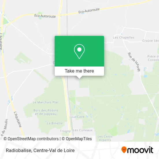 Radiobalise map