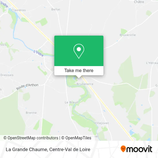 La Grande Chaume map