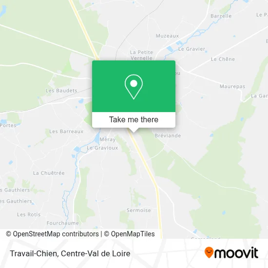 Travail-Chien map