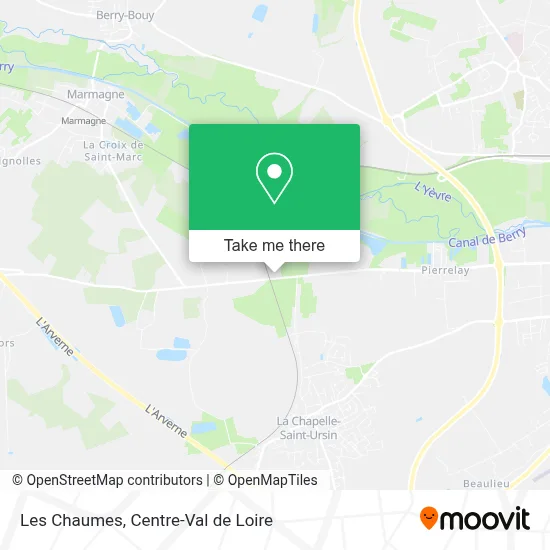 Les Chaumes map