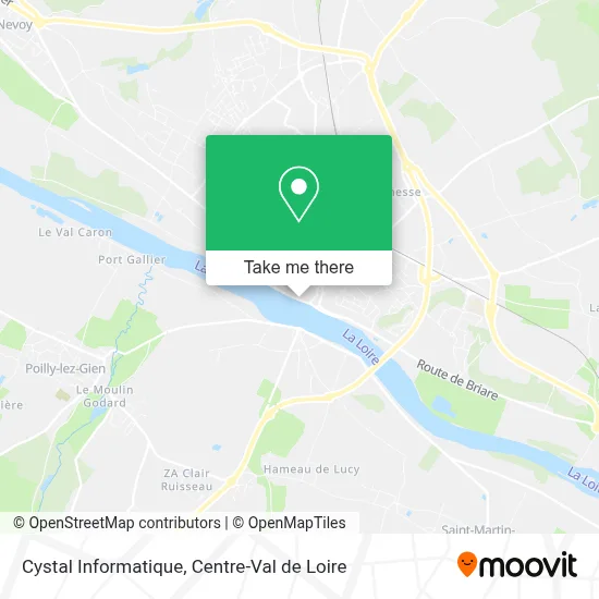 Cystal Informatique map