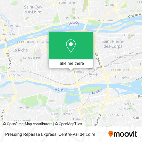 Pressing Repasse Express map