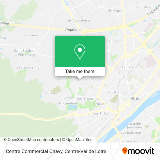 Centre Commercial Chavy map