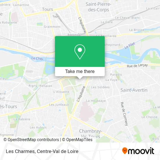 Les Charmes map