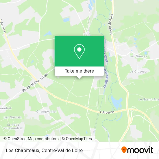 Les Chapiteaux map