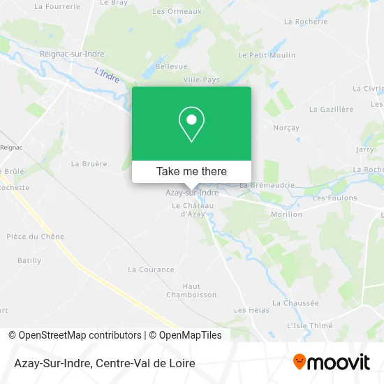 Azay-Sur-Indre map