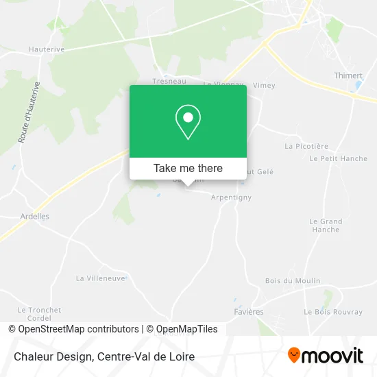 Chaleur Design map