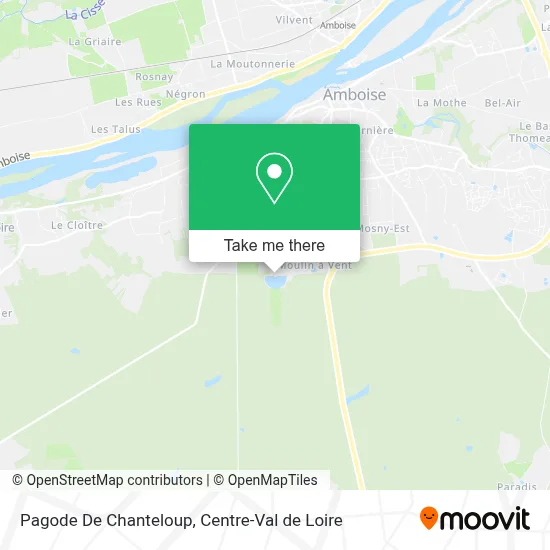 Pagode De Chanteloup map