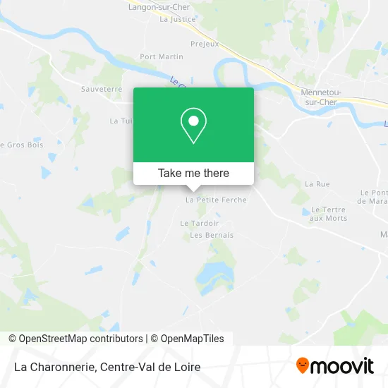 La Charonnerie map