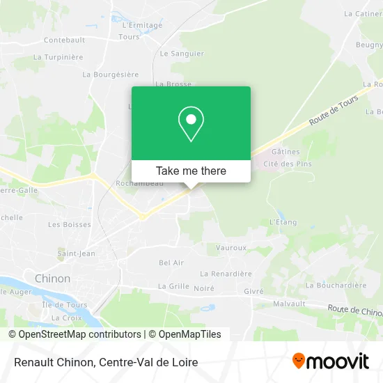 Renault Chinon map