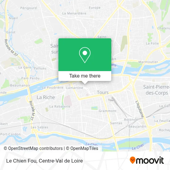 Le Chien Fou map