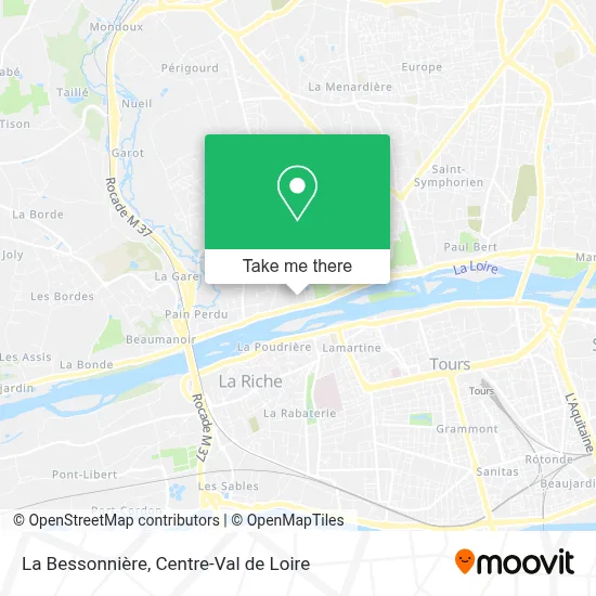 La Bessonnière map