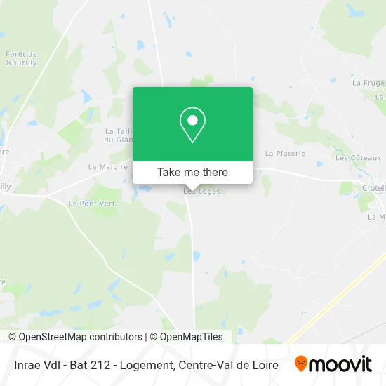 Inrae Vdl - Bat 212 - Logement map