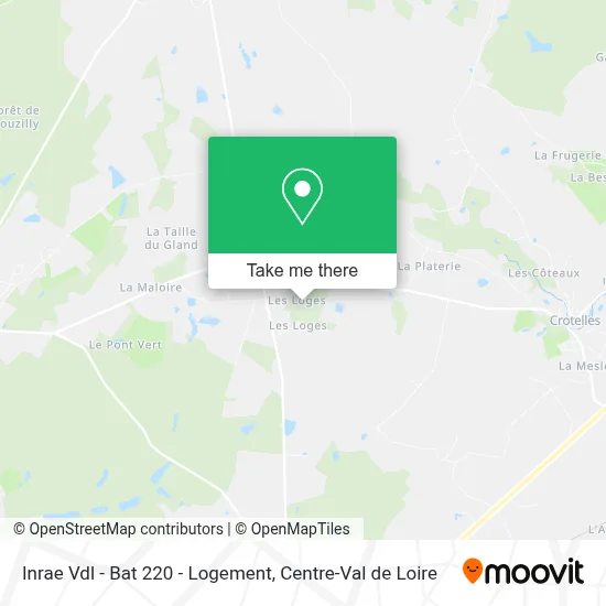 Inrae Vdl - Bat 220 - Logement map