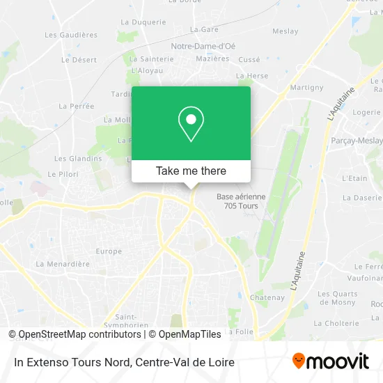 In Extenso Tours Nord map