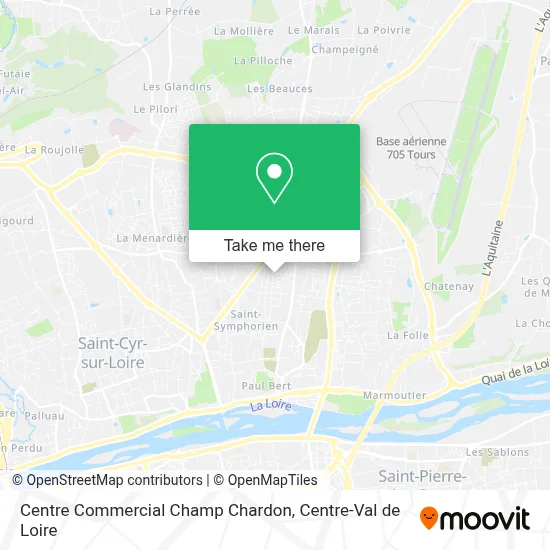 Centre Commercial Champ Chardon map
