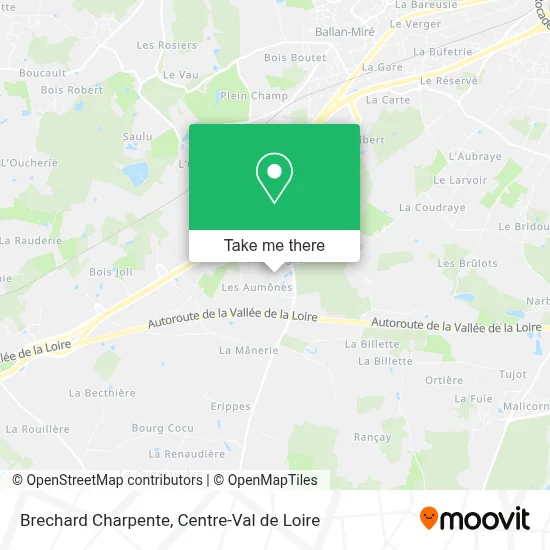 Brechard Charpente map