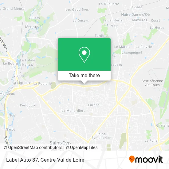 Label Auto 37 map