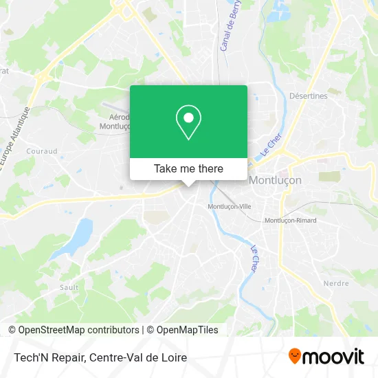 Tech'N Repair map