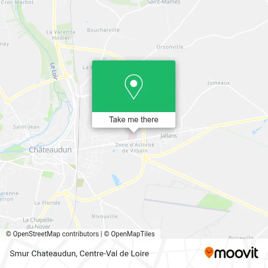 Smur Chateaudun map