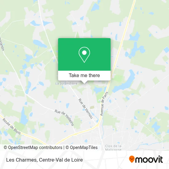 Les Charmes map