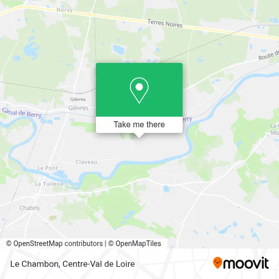 Le Chambon map