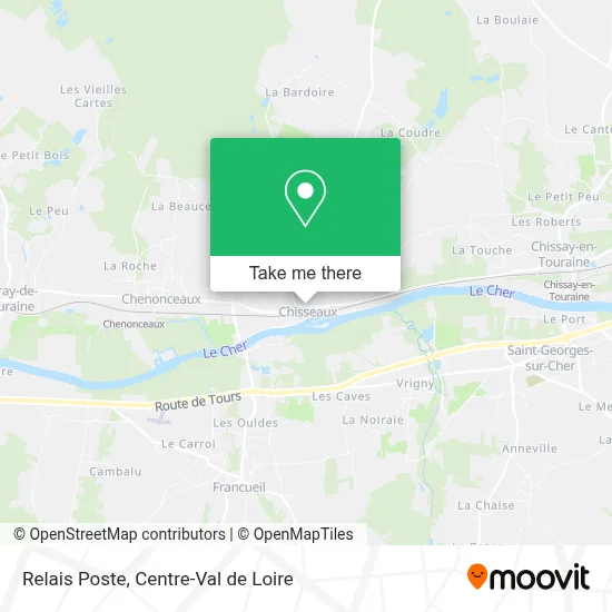 Relais Poste map
