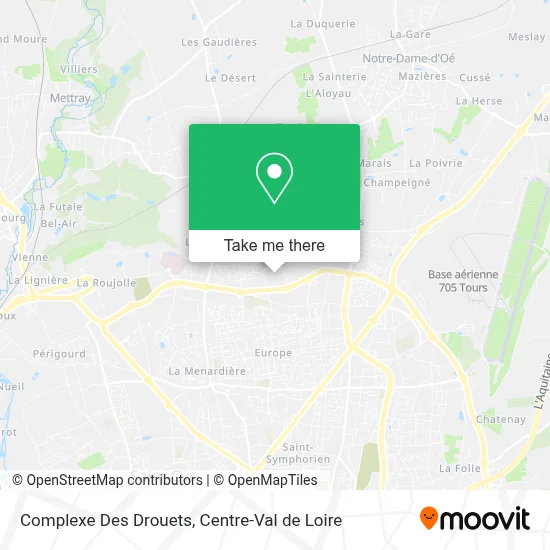 Complexe Des Drouets map
