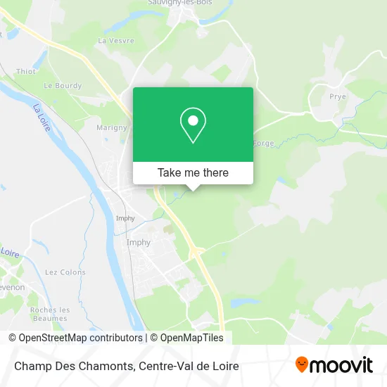 Champ Des Chamonts map