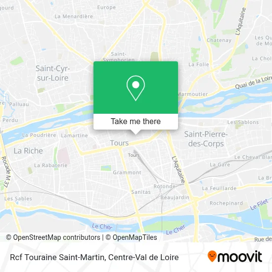 Rcf Touraine Saint-Martin map