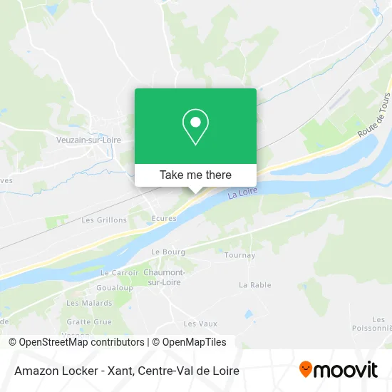 Amazon Locker - Xant map