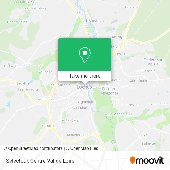 Selectour map