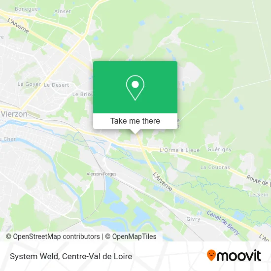 System Weld map