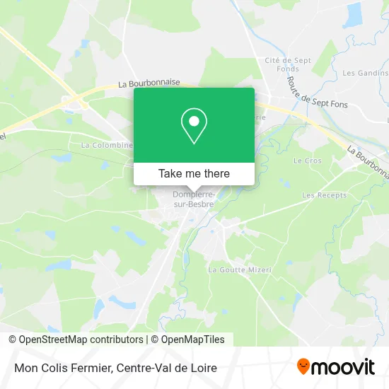 Mon Colis Fermier map