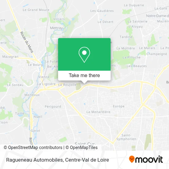 Ragueneau Automobiles map