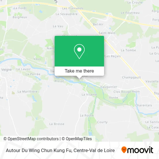 Autour Du Wing Chun Kung Fu map