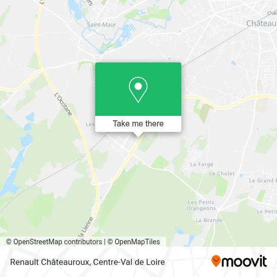 Renault Châteauroux map
