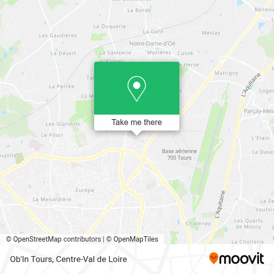 Ob'In Tours map