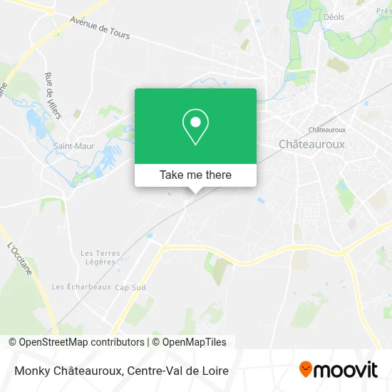Monky Châteauroux map