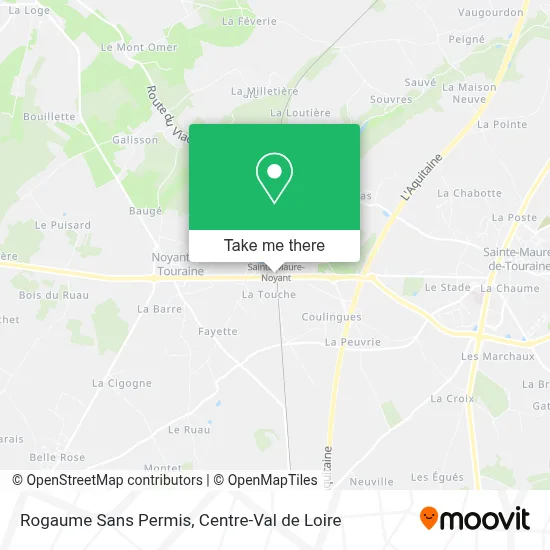 Rogaume Sans Permis map