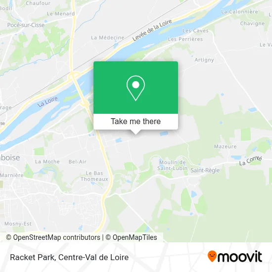 Racket Park map