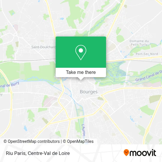 Mapa Riu Paris