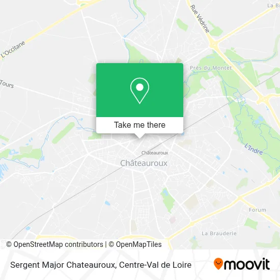 Sergent Major Chateauroux map