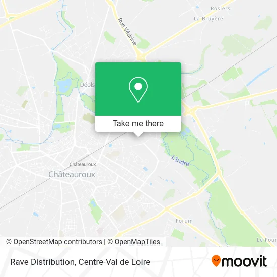 Rave Distribution map
