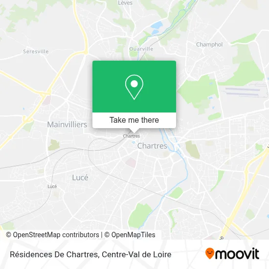 Résidences De Chartres map