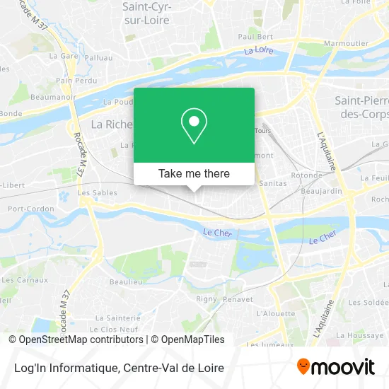Log'In Informatique map