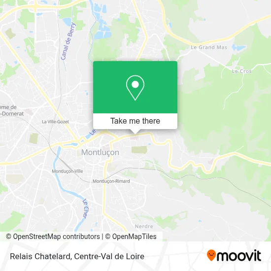 Mapa Relais Chatelard