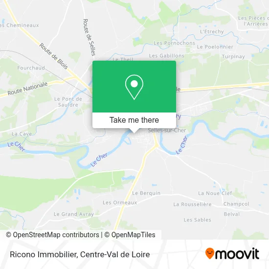 Ricono Immobilier map