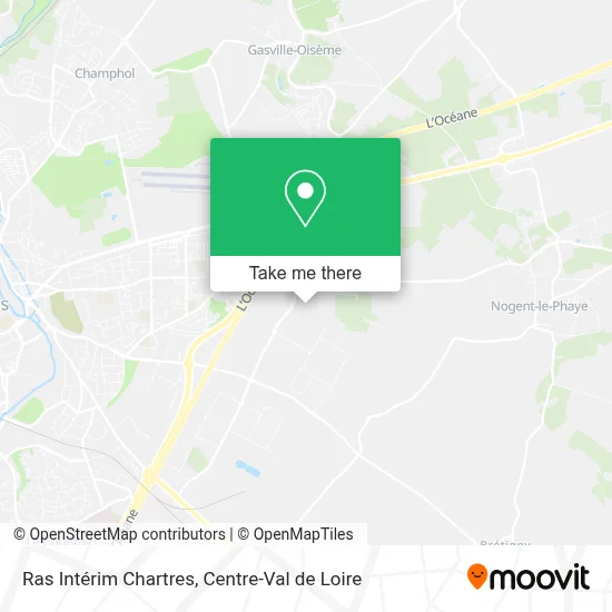 Ras Intérim Chartres map