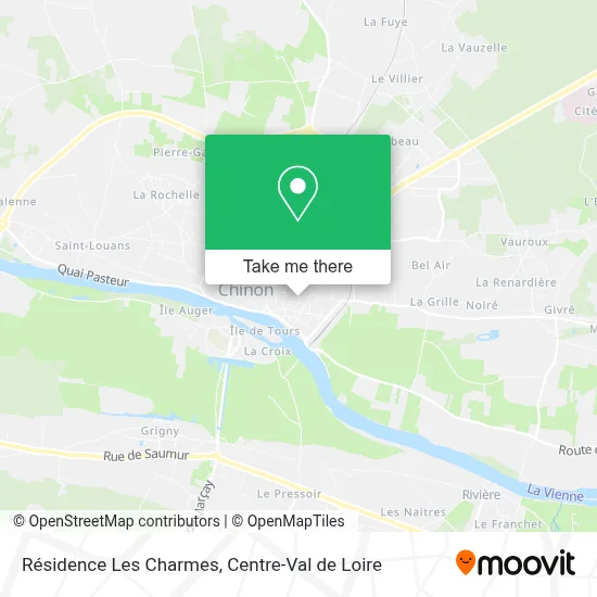 Mapa Résidence Les Charmes